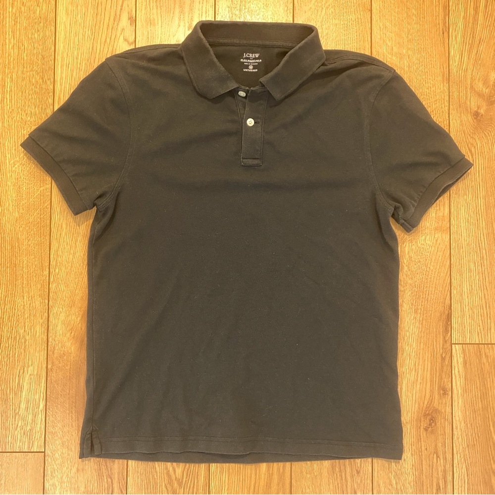 J. Crew Men’s Black Polo Shirt